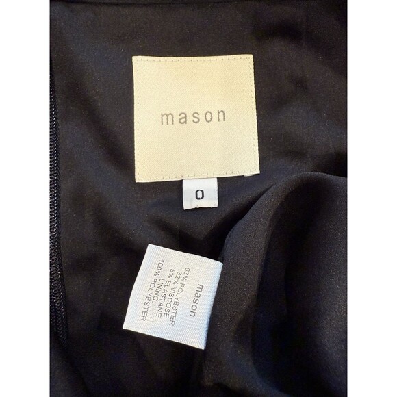 Mason Asymmetrical Cutout Skirt Womens 0 Black Concert Vacation Punk Grunge - Picture 3 of 5